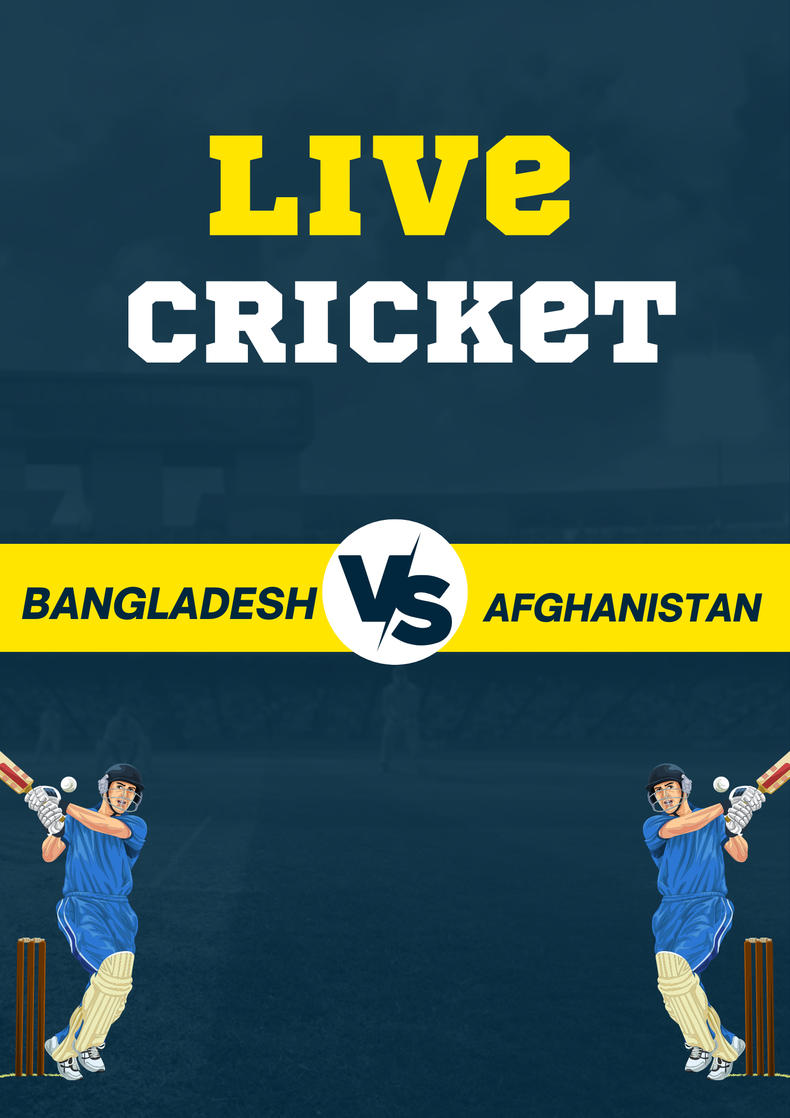 Bangladesh vs Afghanistan Live 2024 Watch Bsports TV and DurbinLive Pro